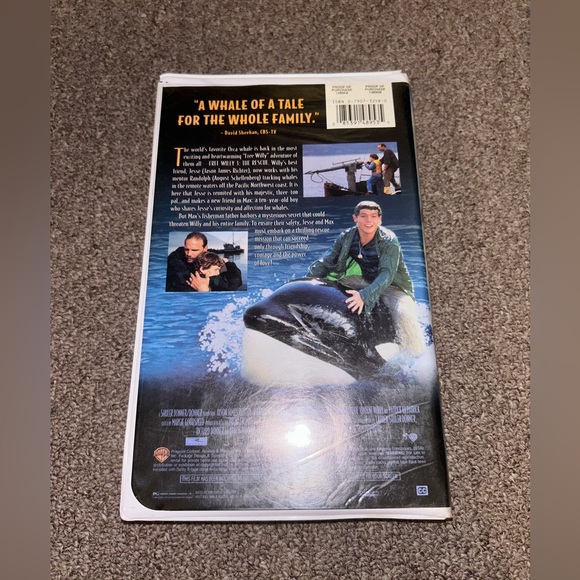 ~6/$10 MOVIES VHS/DVDS~ Free Willy 3: The Rescue VHS Movie In Clamshell 1997 - Picture 2 of 7